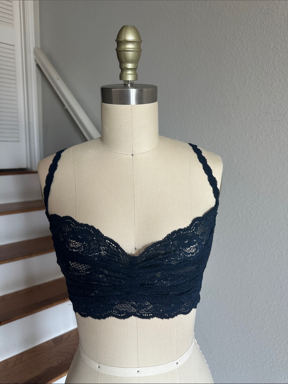 Cosabella Never Say Never Sweetie Bralette Navy - Picture 4 of 8